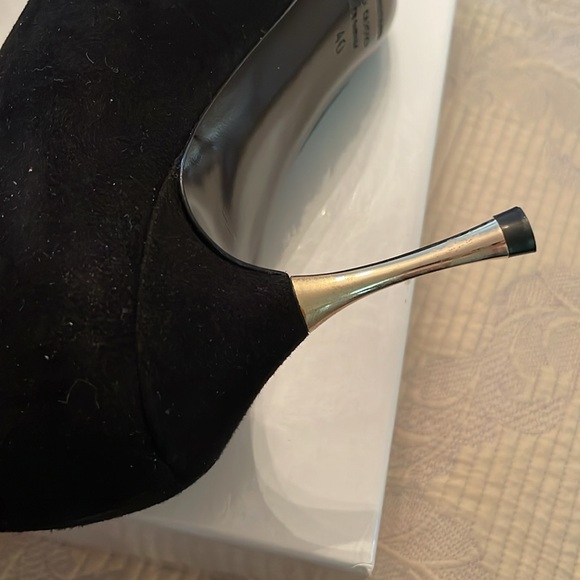 New /box Nicholas Kirkwood suede/leather size 40 3 inch heel